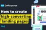 How to Create a High-Converting Landing Page in No Time [GetResponse how-to