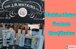 J.R. Watkins Products Review!